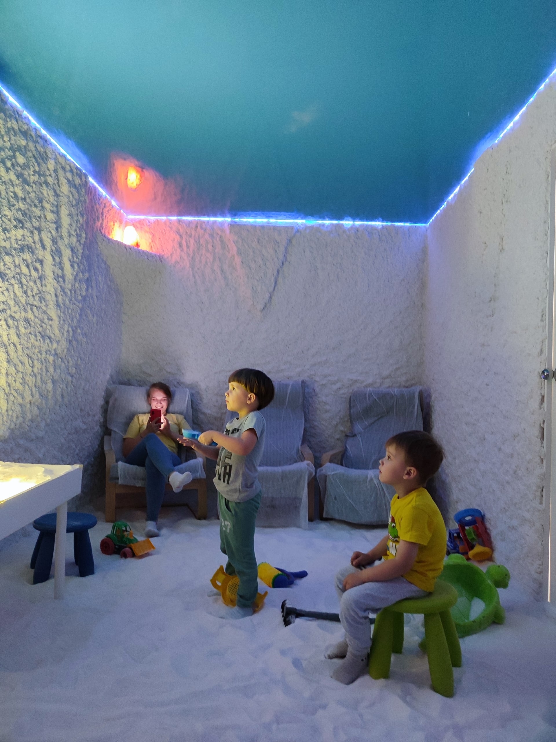 Сеанс релаксации в голубой атмосфере в Арзамасе